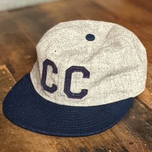 Ebbets Field Flannels x CC Filson Hat Leather Strapback